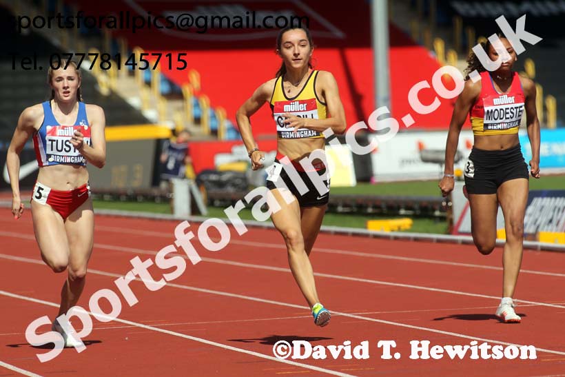 Womens 100 metres, 2019 Muller British Championships, Alexander Stadium, Birmingham. Photo: David T. Hewitson/Sports for All Pics